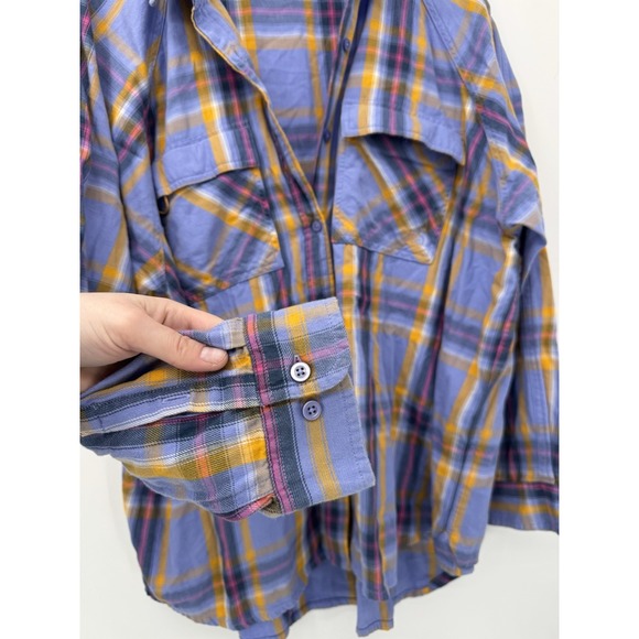 The North Face Shirt Flannel Camp Multicolor Long Sleeve 3X Gorpcore Button down - Picture 6 of 10